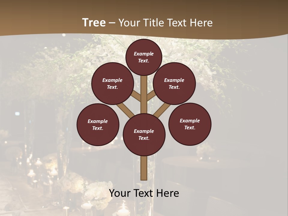 Human Hand Purchase House PowerPoint Template