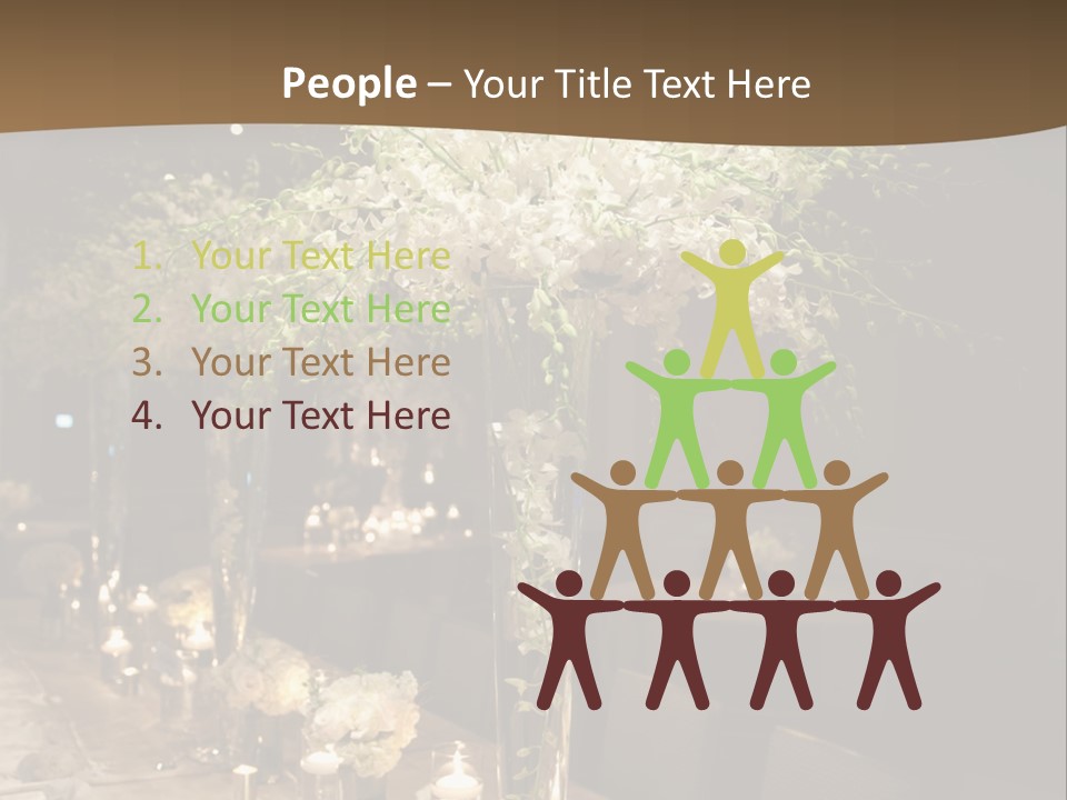 Human Hand Purchase House PowerPoint Template