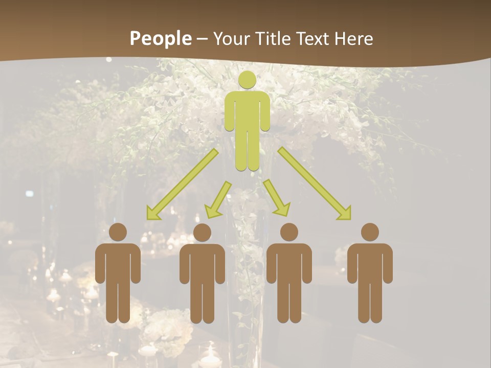 Human Hand Purchase House PowerPoint Template