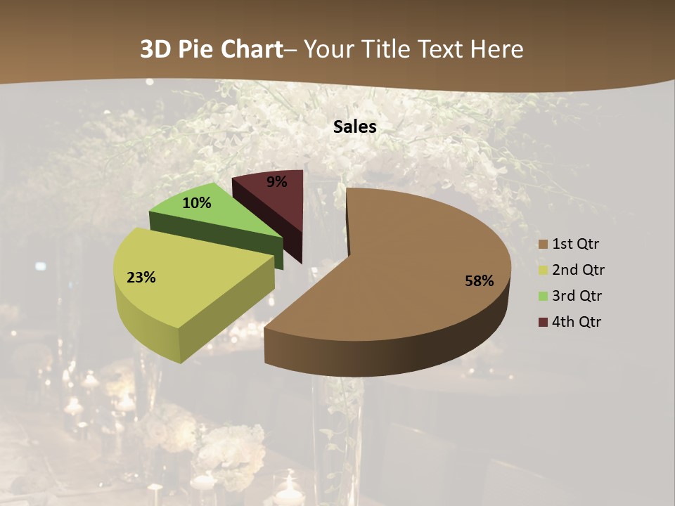 Human Hand Purchase House PowerPoint Template