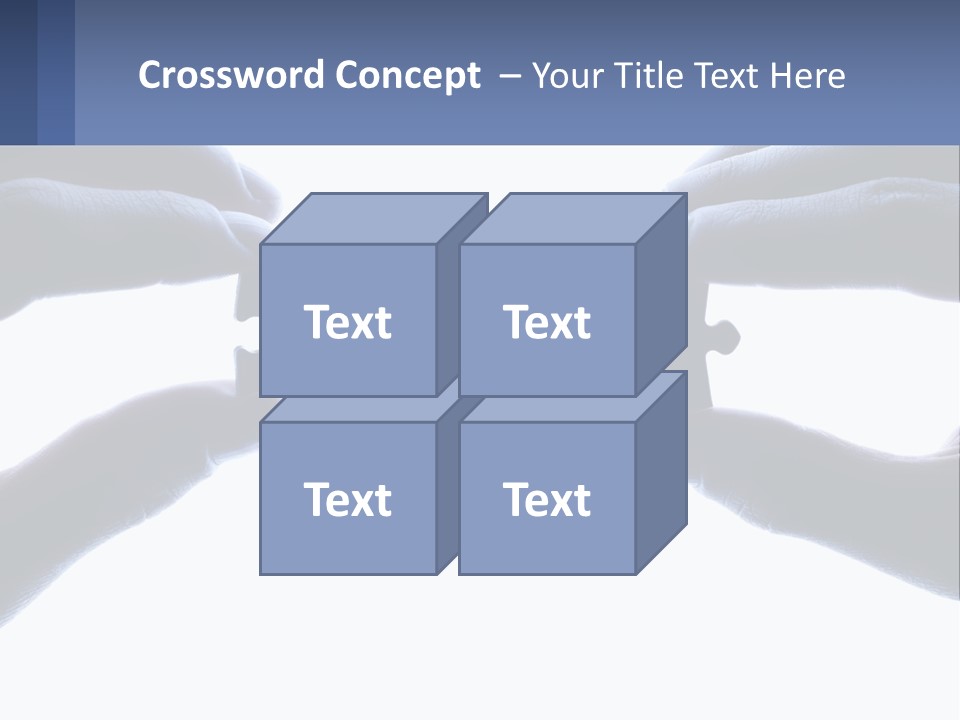 Residential Human Hand Construction PowerPoint Template