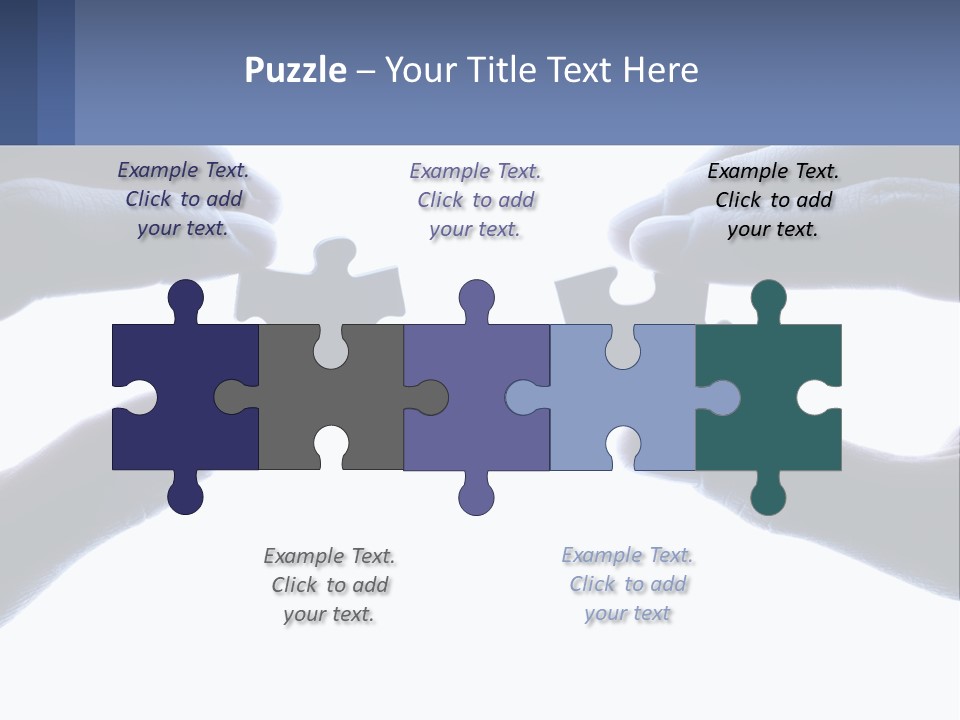 Residential Human Hand Construction PowerPoint Template