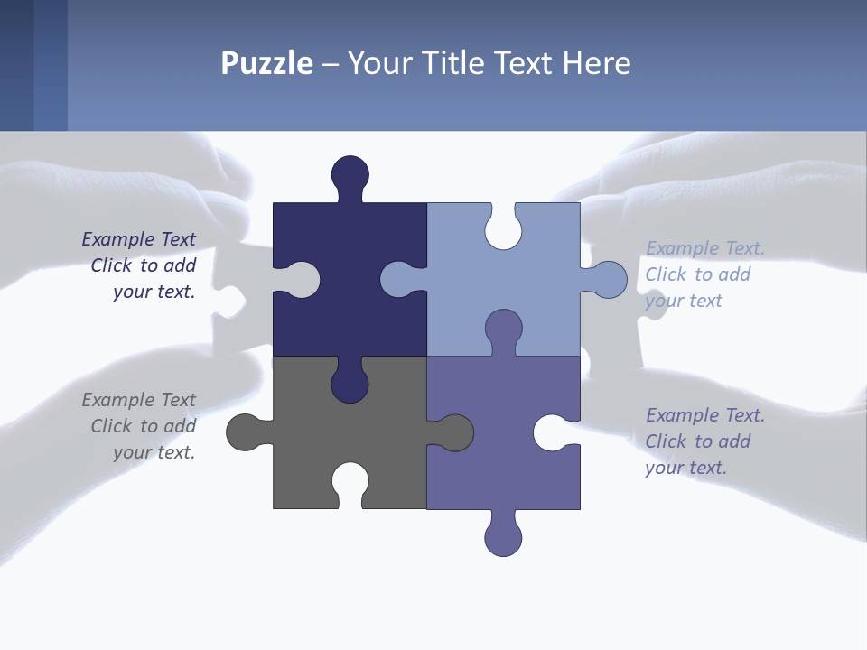 Residential Human Hand Construction PowerPoint Template