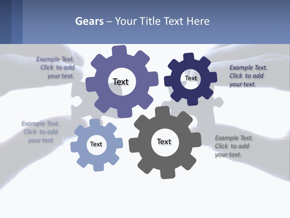 Residential Human Hand Construction PowerPoint Template