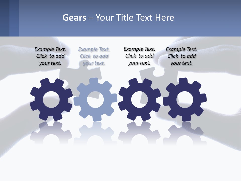 Residential Human Hand Construction PowerPoint Template