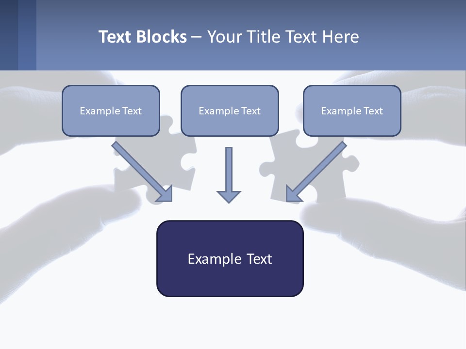 Residential Human Hand Construction PowerPoint Template