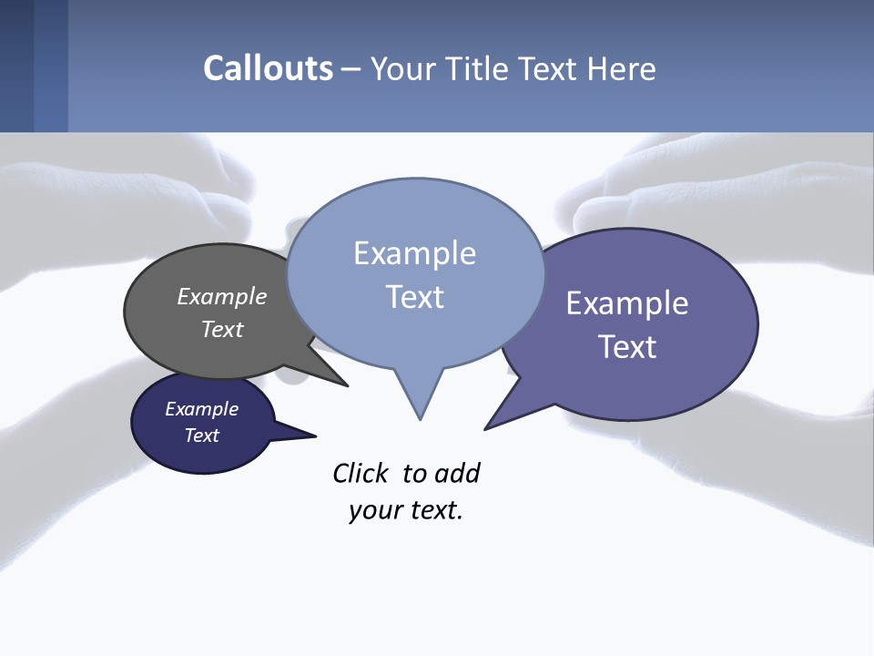 Residential Human Hand Construction PowerPoint Template