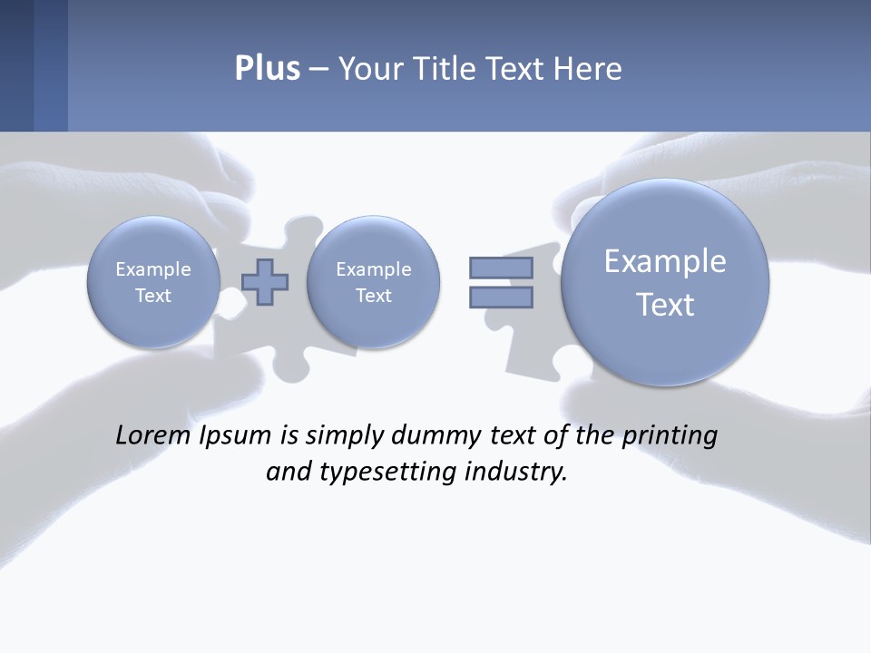 Residential Human Hand Construction PowerPoint Template
