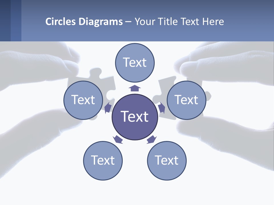 Residential Human Hand Construction PowerPoint Template