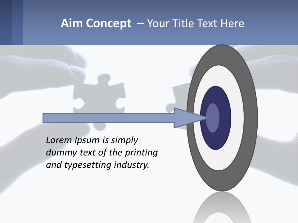 Residential Human Hand Construction PowerPoint Template