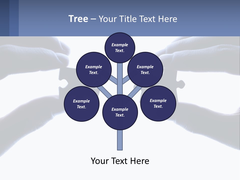 Residential Human Hand Construction PowerPoint Template