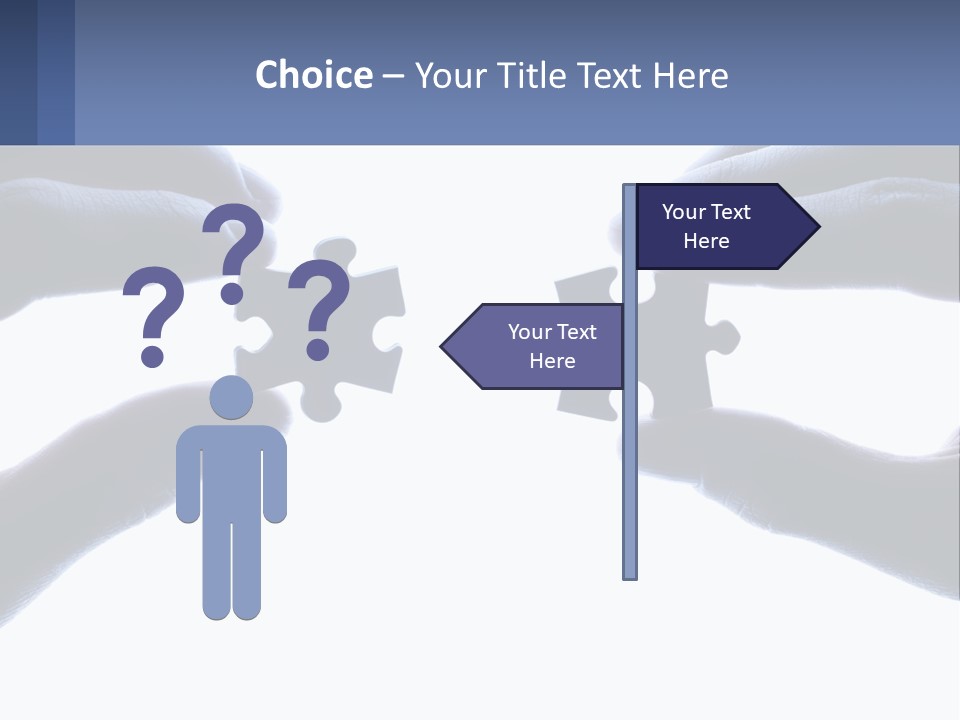 Residential Human Hand Construction PowerPoint Template