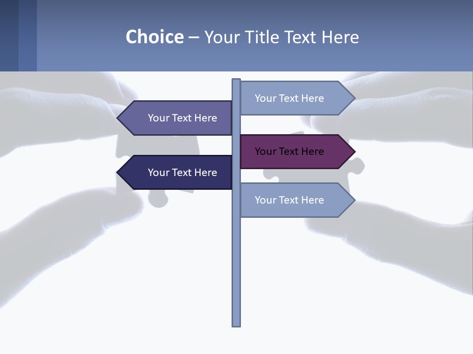 Residential Human Hand Construction PowerPoint Template