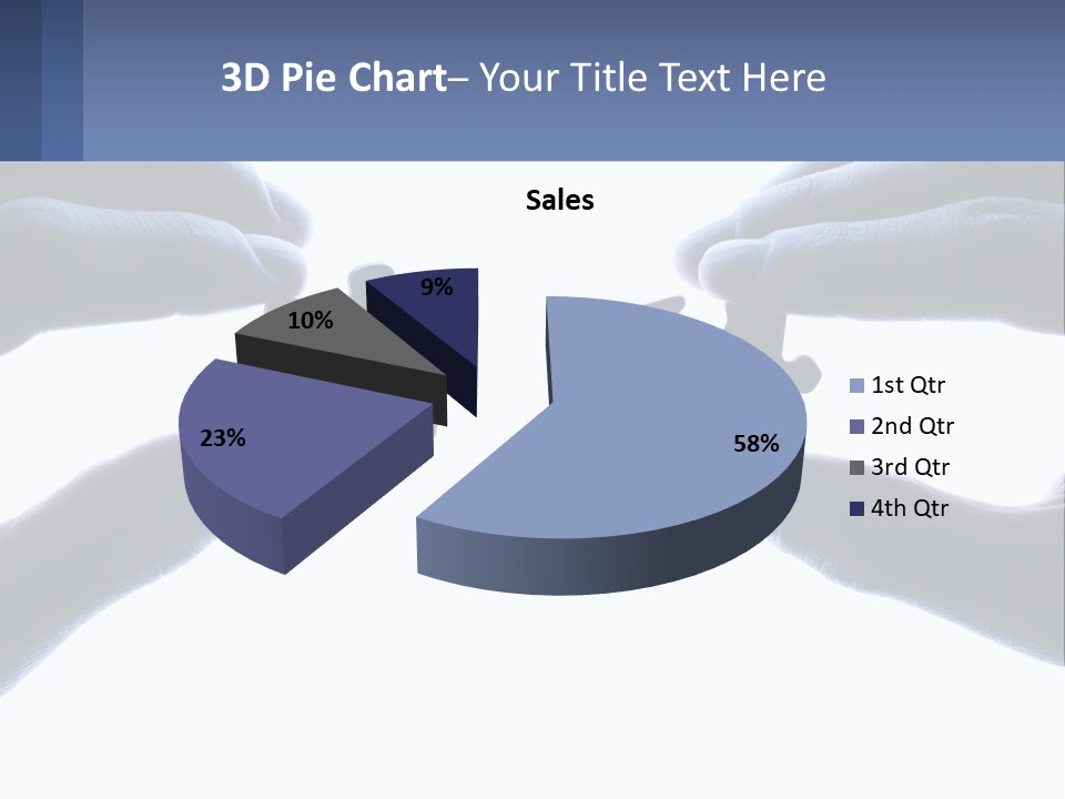 Residential Human Hand Construction PowerPoint Template