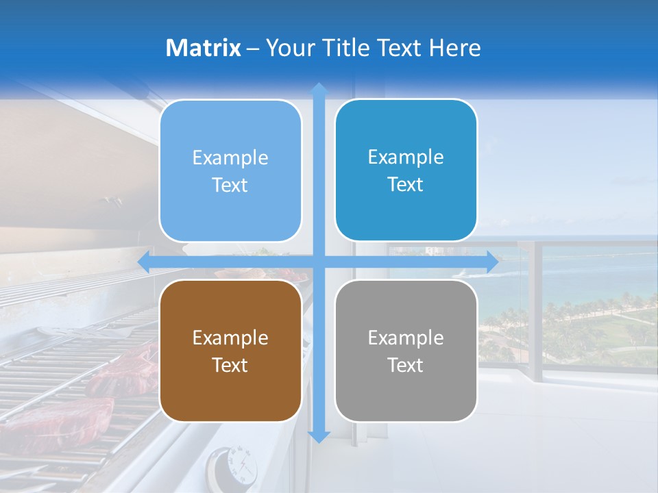 New Blue Sky Man PowerPoint Template