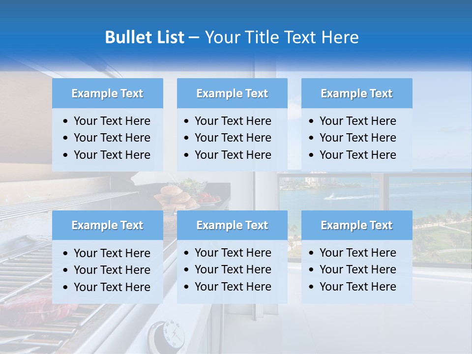 New Blue Sky Man PowerPoint Template