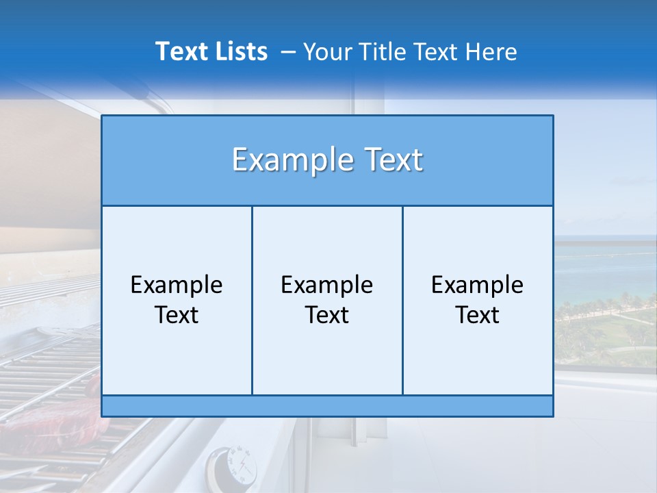 New Blue Sky Man PowerPoint Template