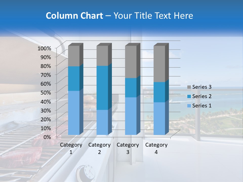 New Blue Sky Man PowerPoint Template