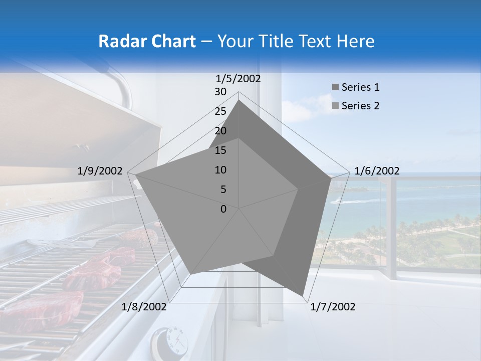 New Blue Sky Man PowerPoint Template