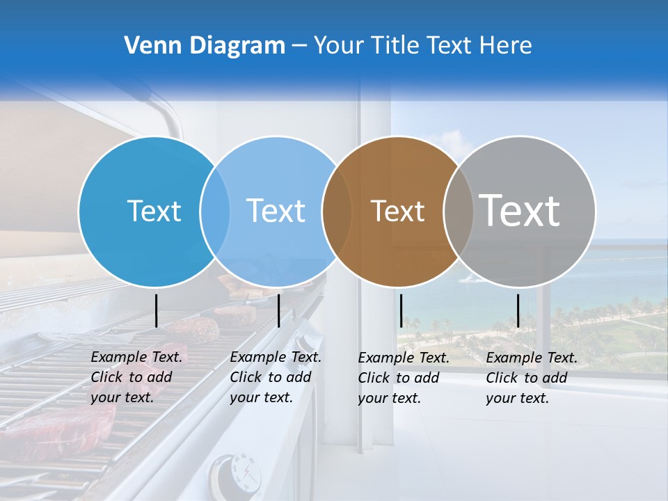 New Blue Sky Man PowerPoint Template