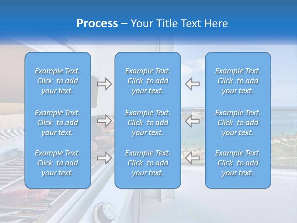 New Blue Sky Man PowerPoint Template