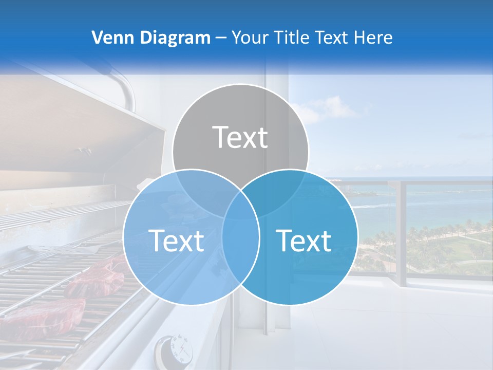 New Blue Sky Man PowerPoint Template