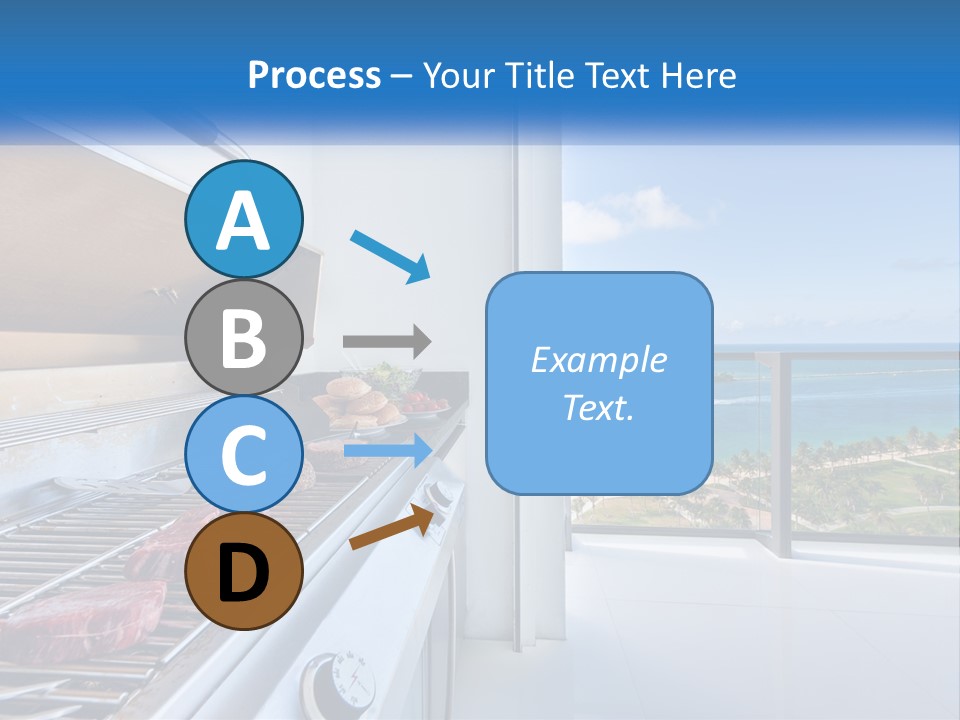 New Blue Sky Man PowerPoint Template