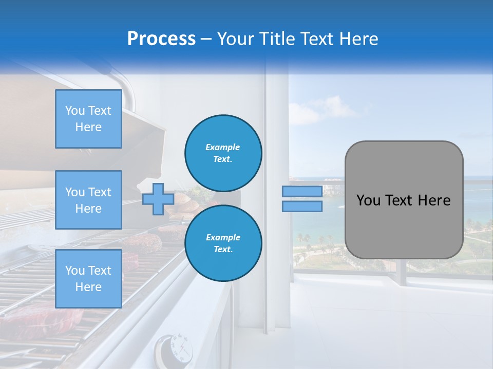 New Blue Sky Man PowerPoint Template