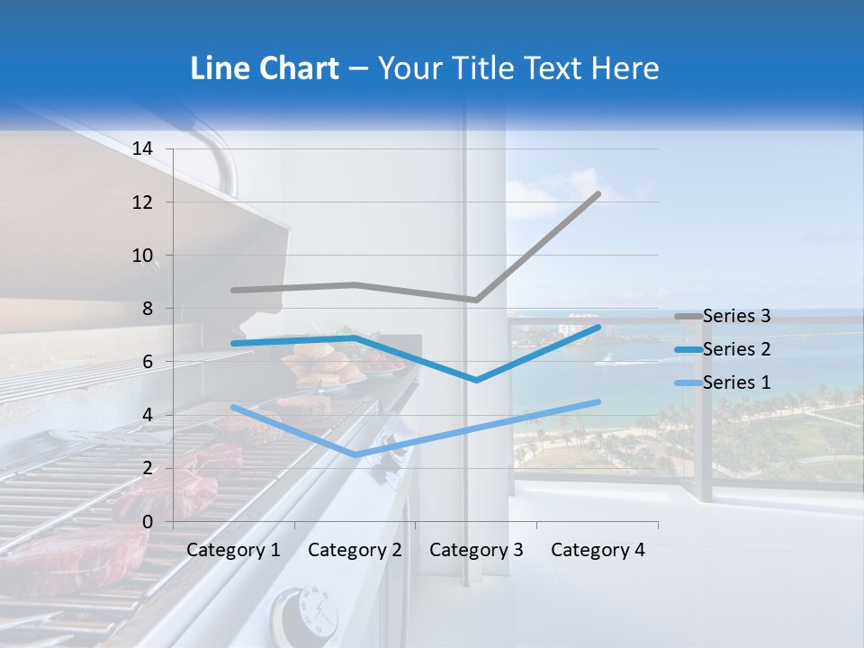 New Blue Sky Man PowerPoint Template