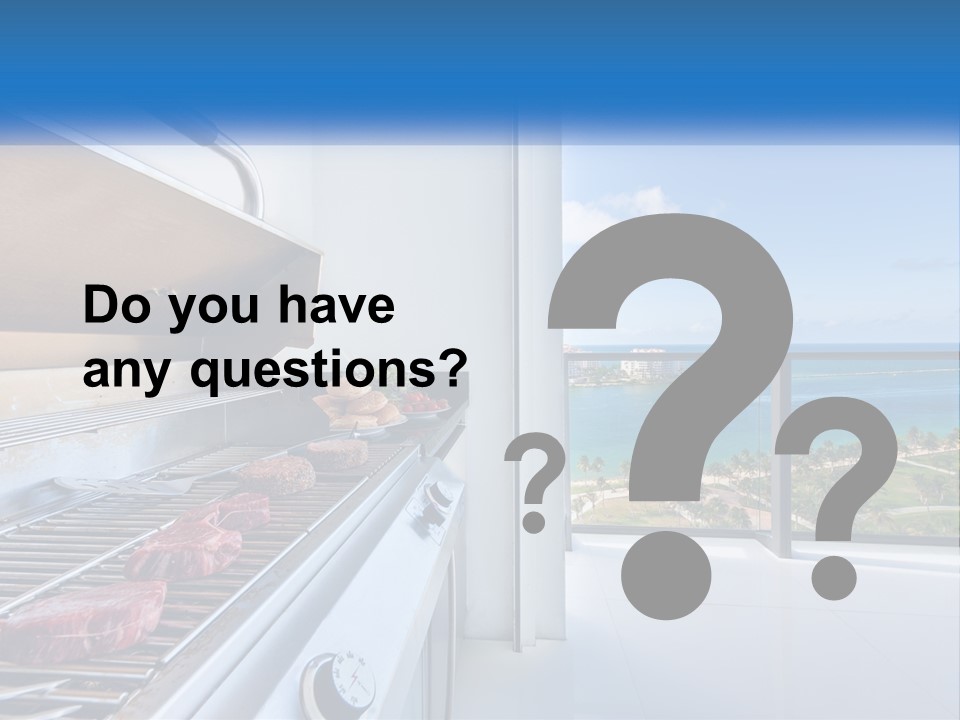 New Blue Sky Man PowerPoint Template