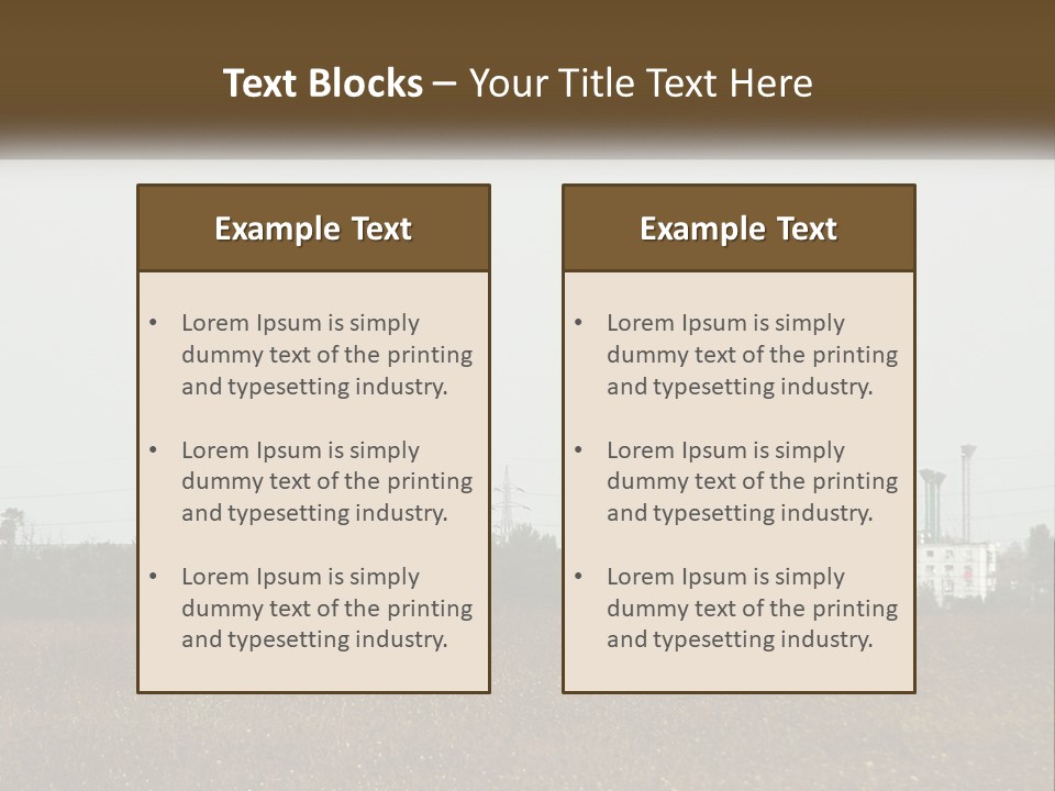 Construct Investment Purchase PowerPoint Template
