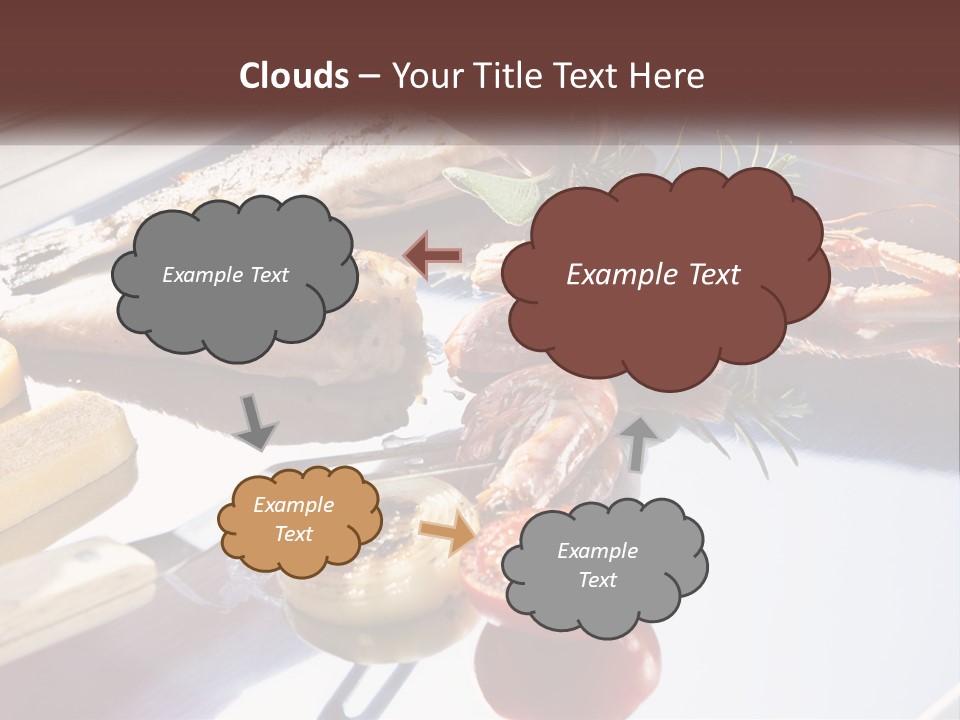 Background Cloud Purchase PowerPoint Template