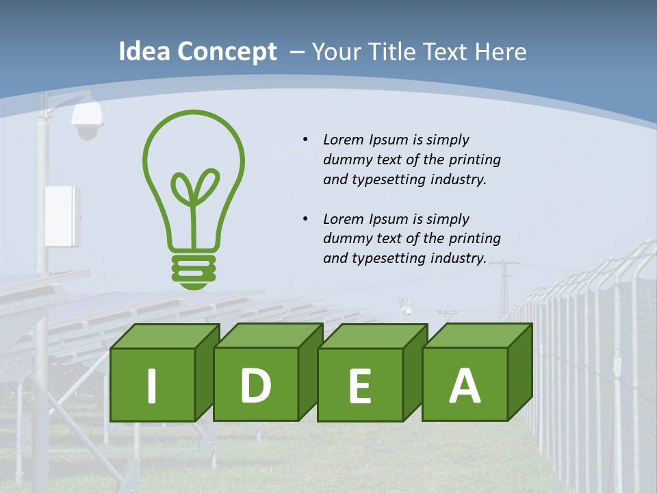 Garden Small Investment PowerPoint Template