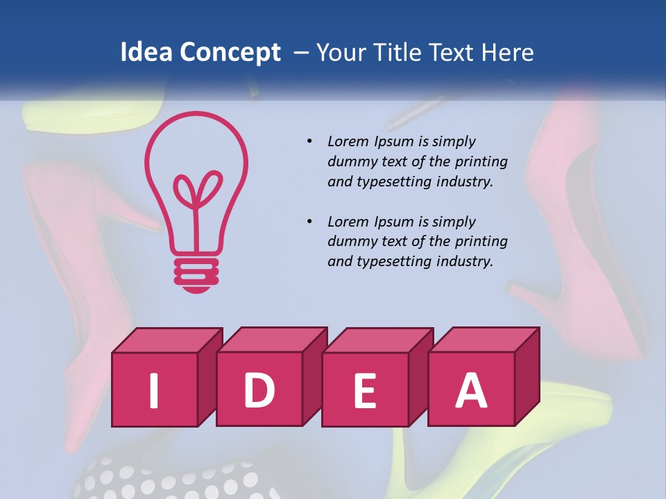 Conceptual Leaf Blue Sky PowerPoint Template