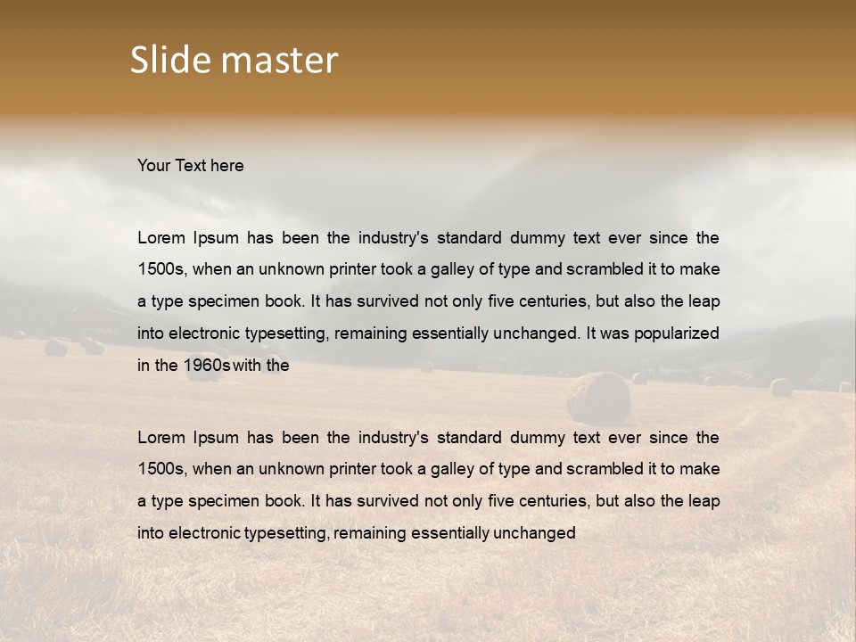 Construct Small Holding PowerPoint Template