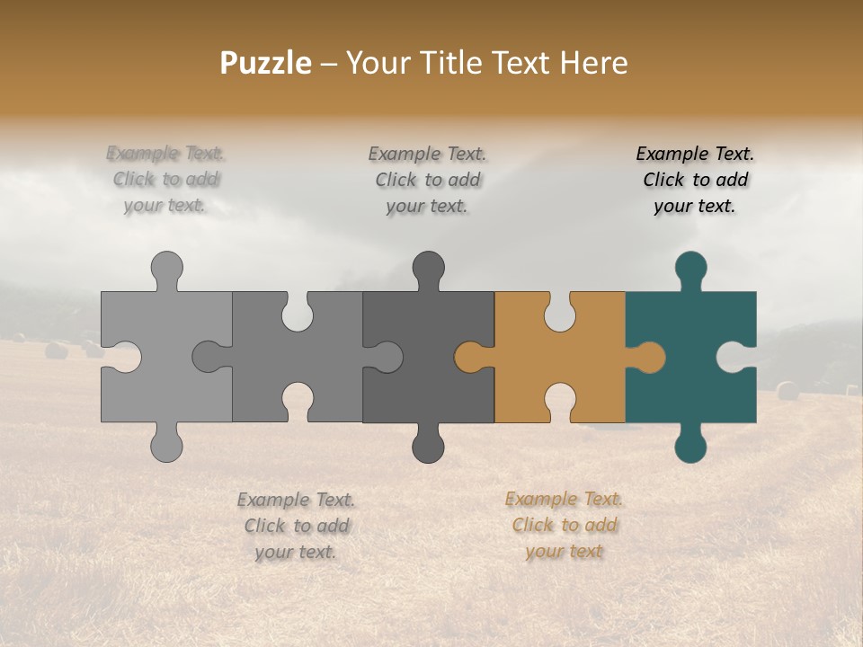 Construct Small Holding PowerPoint Template