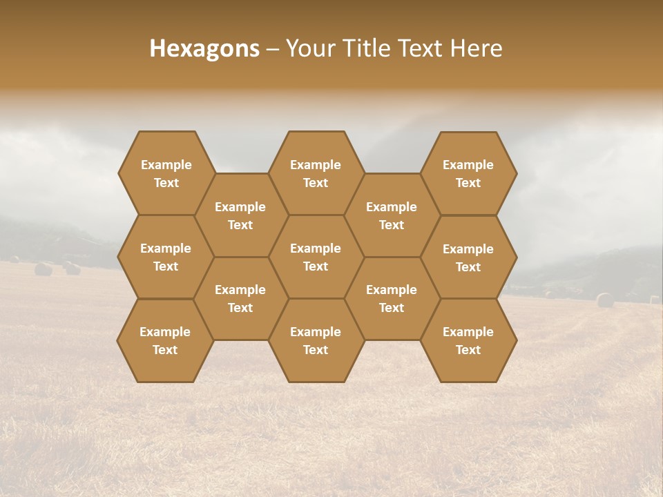 Construct Small Holding PowerPoint Template