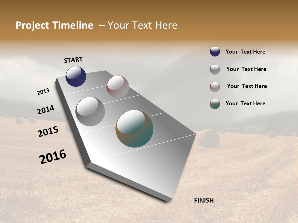 Construct Small Holding PowerPoint Template