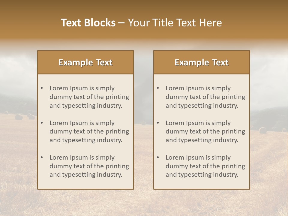 Construct Small Holding PowerPoint Template