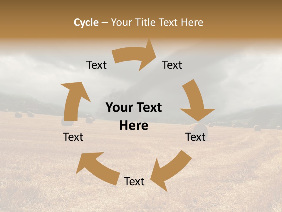 Construct Small Holding PowerPoint Template