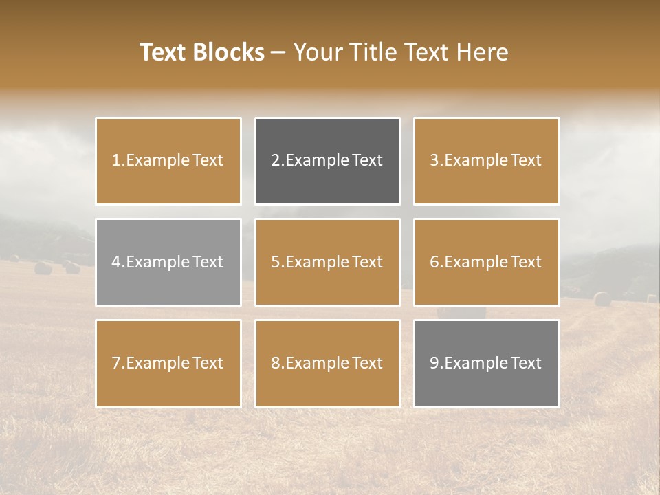 Construct Small Holding PowerPoint Template
