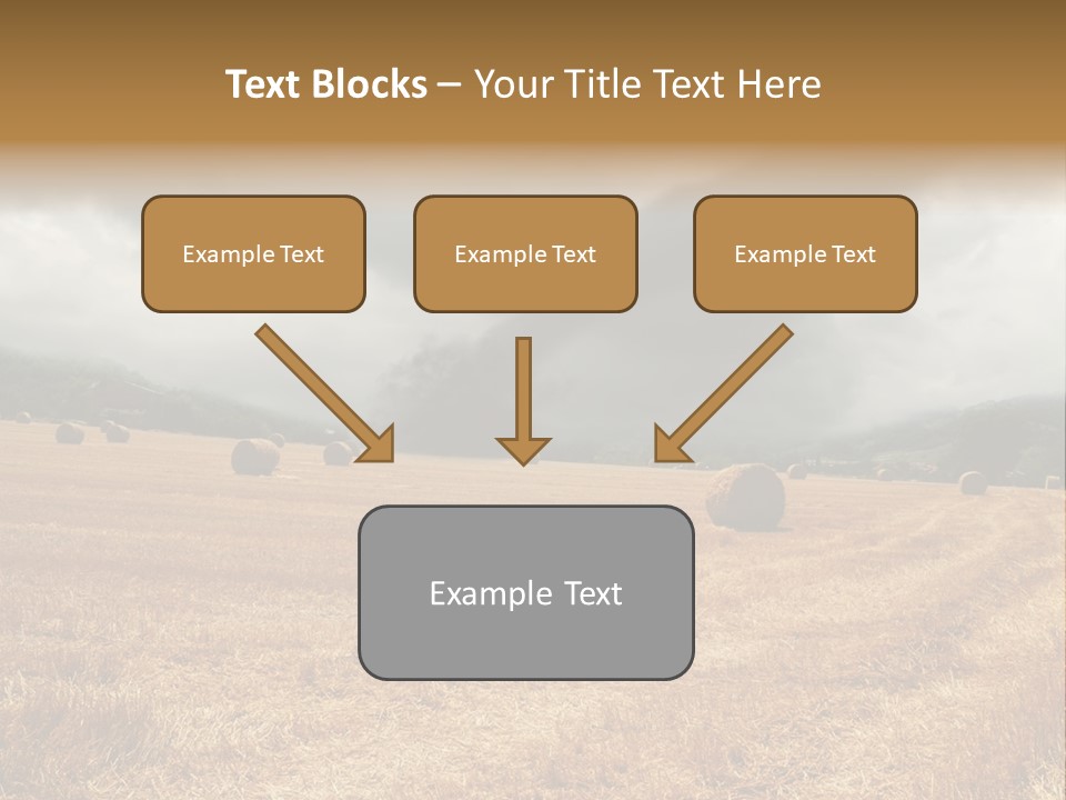 Construct Small Holding PowerPoint Template