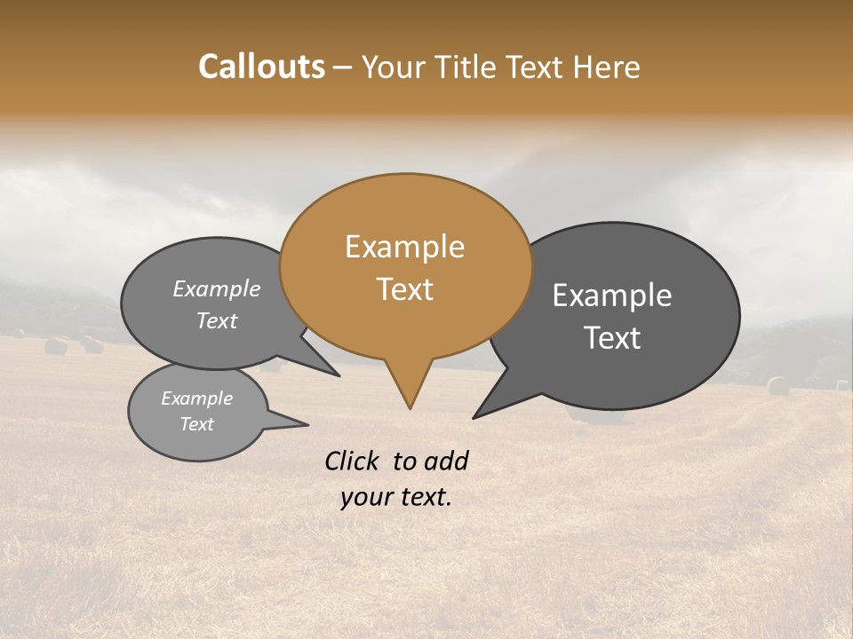 Construct Small Holding PowerPoint Template