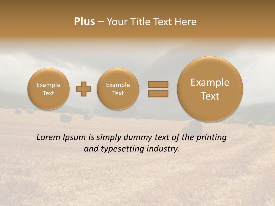 Construct Small Holding PowerPoint Template