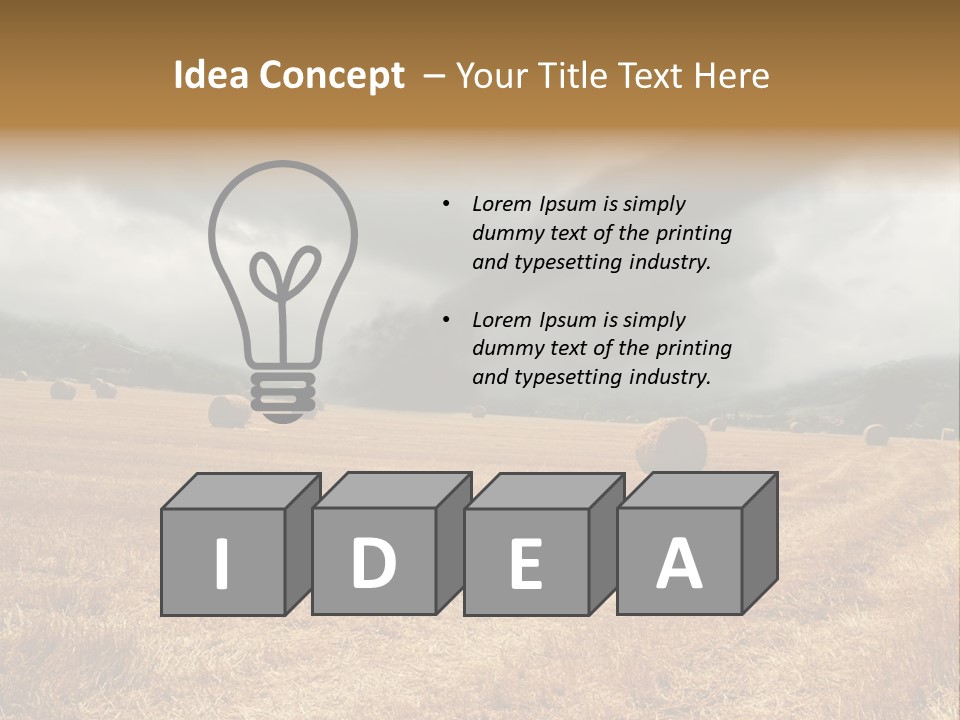 Construct Small Holding PowerPoint Template