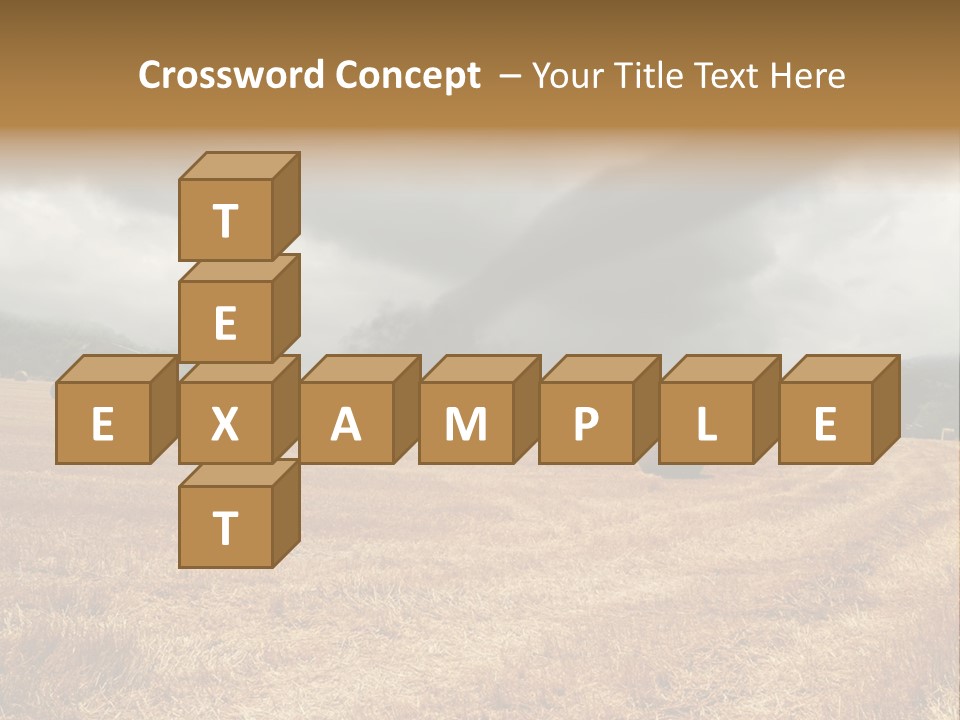 Construct Small Holding PowerPoint Template