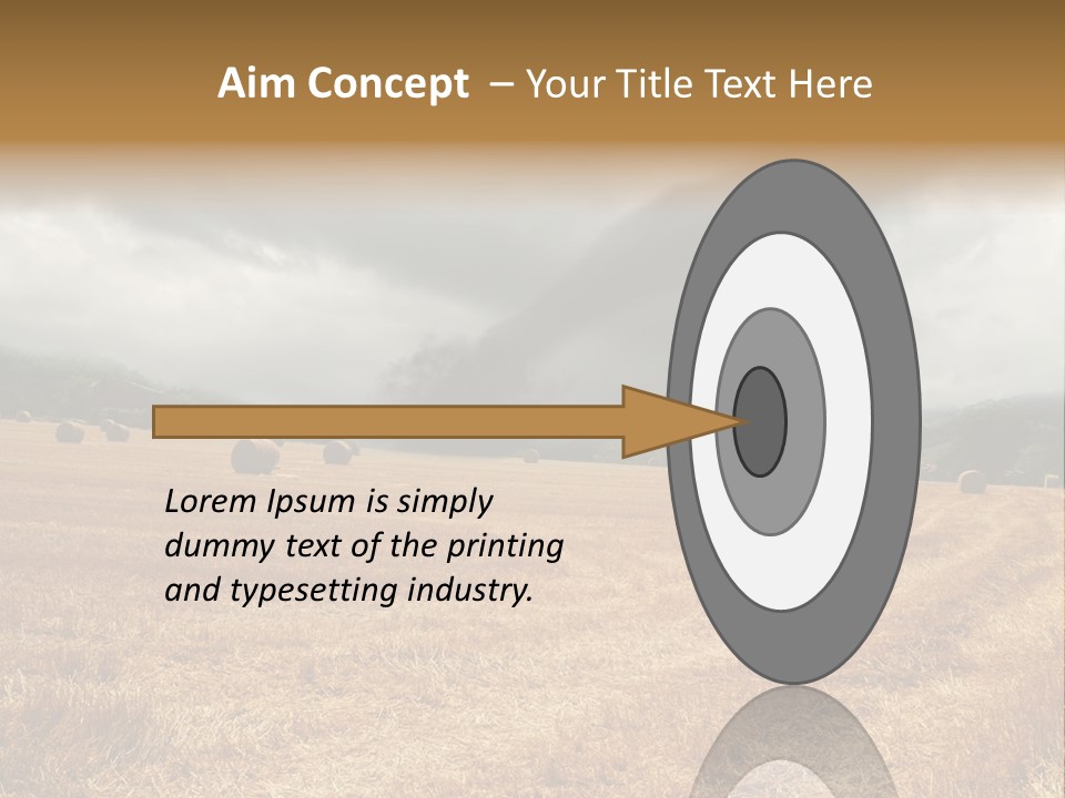 Construct Small Holding PowerPoint Template