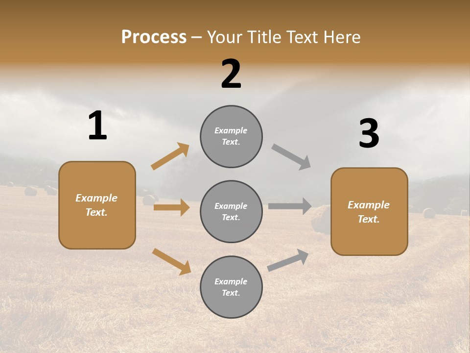 Construct Small Holding PowerPoint Template