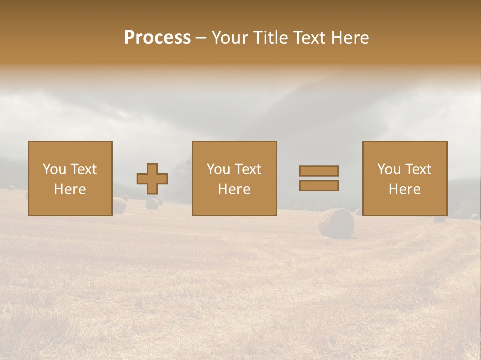 Construct Small Holding PowerPoint Template