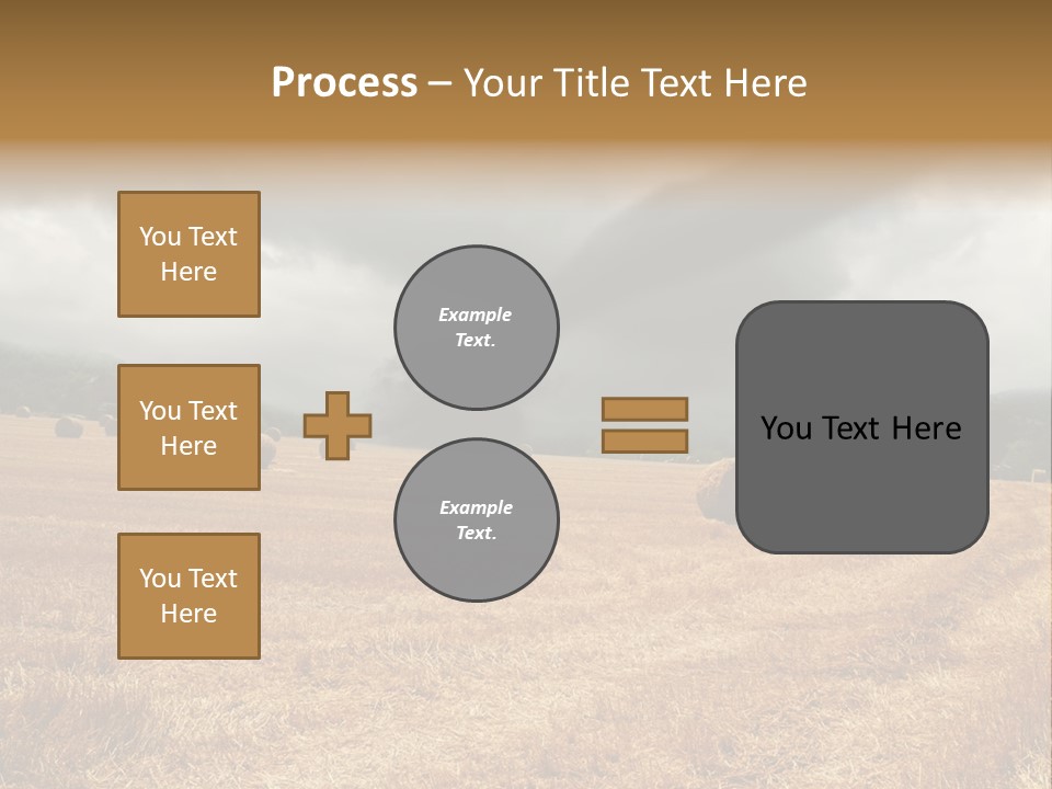 Construct Small Holding PowerPoint Template